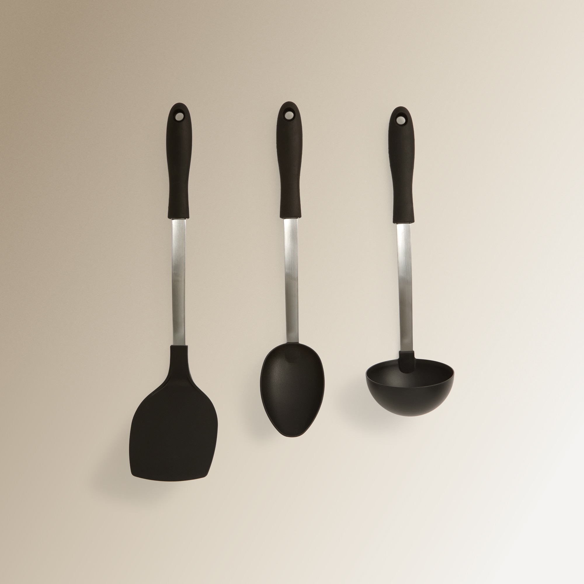 Espátula ranhurada de nylon El Corte Inglés Preto-5