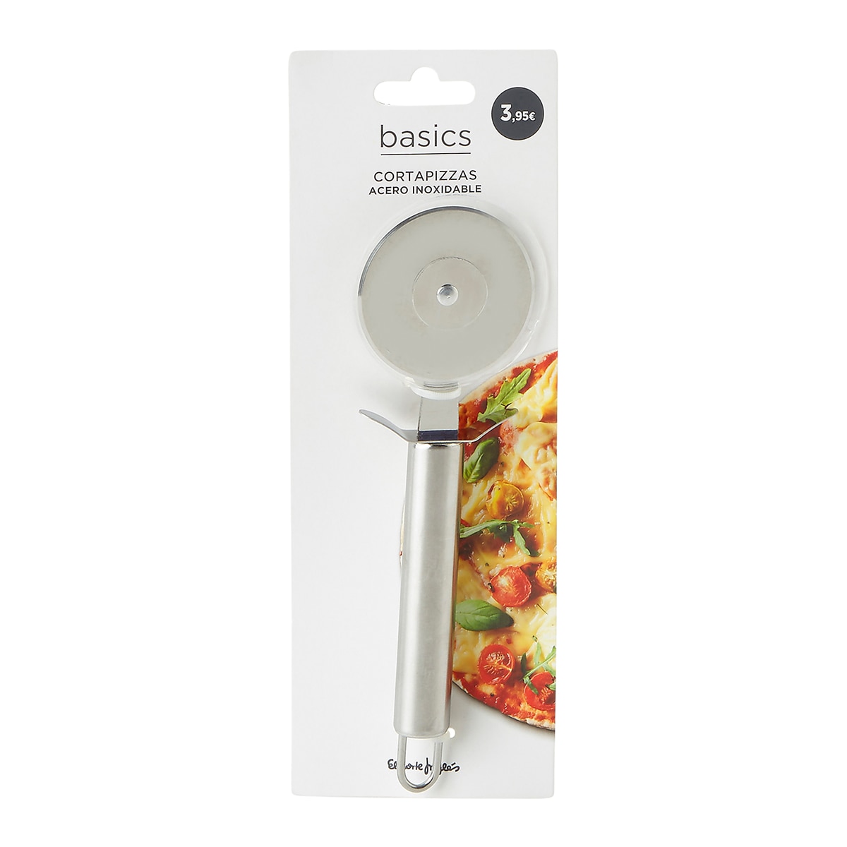 Cortador de pizza Inox Basics El Corte Inglés Acero-2
