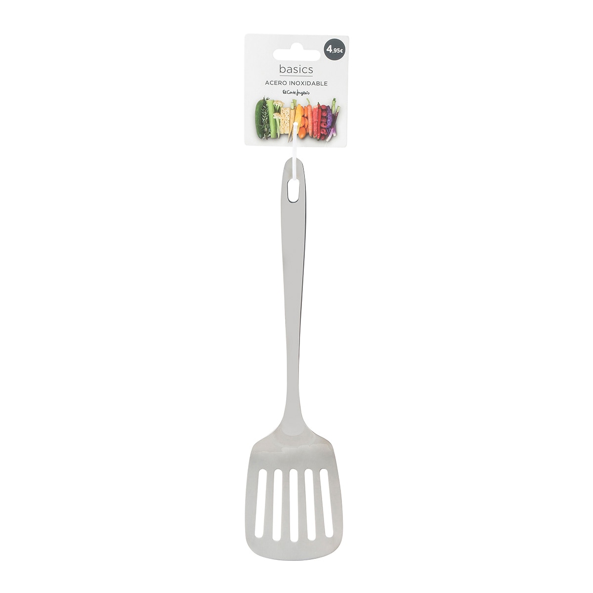 Espátula ranurada Inox Basics El Corte Inglés Acero-2