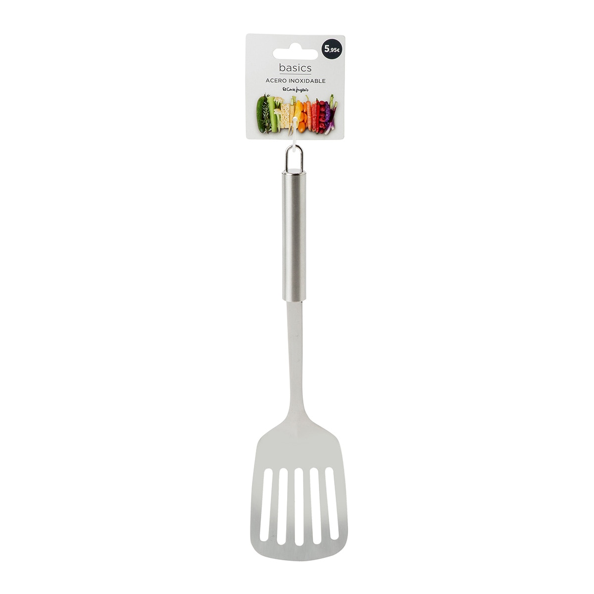 Espátula ranurada Monoblock Basics El Corte Inglés Acero-2