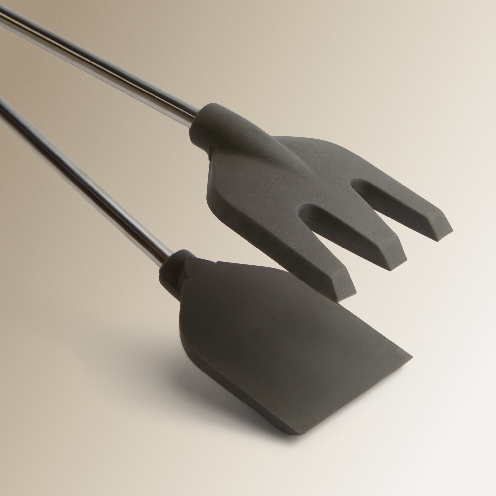 Pinças Inox-Silicone El Corte Inglés Aço-2