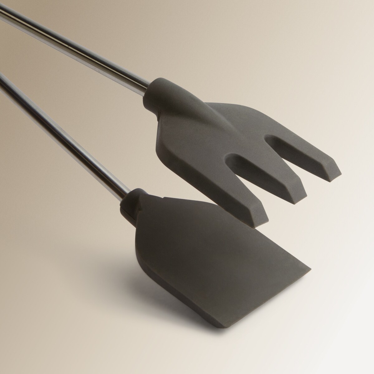 Pinças Inox-Silicone El Corte Inglés Aço-2