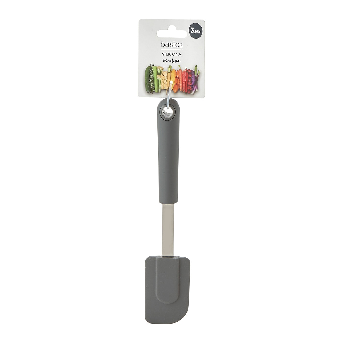 Espátula de Silicona Basics El Corte Inglés Acero-2