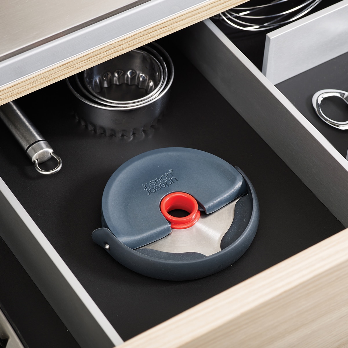 Cortador de pizza Disc Cinzento-9
