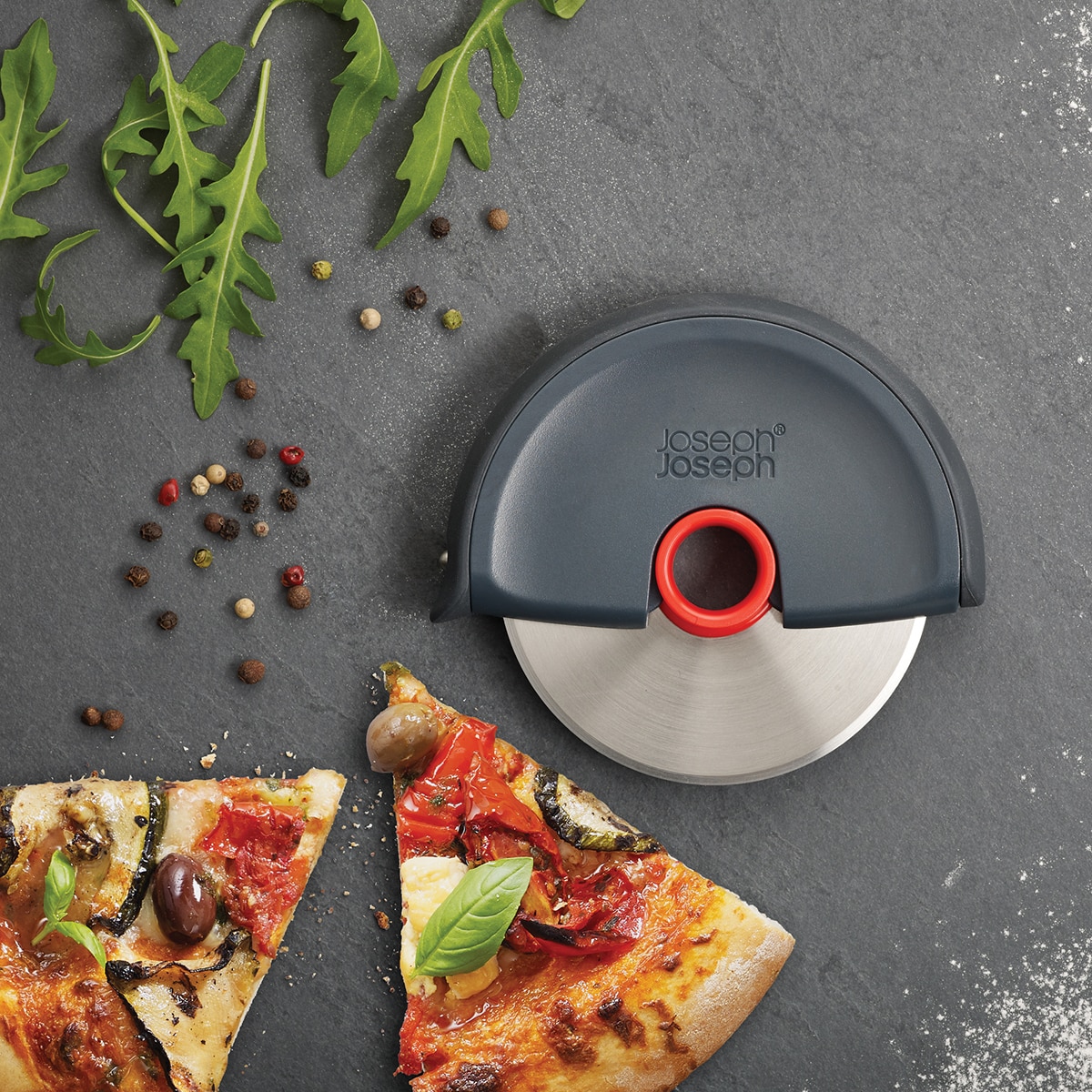 Cortador de pizza Disc Cinzento-10