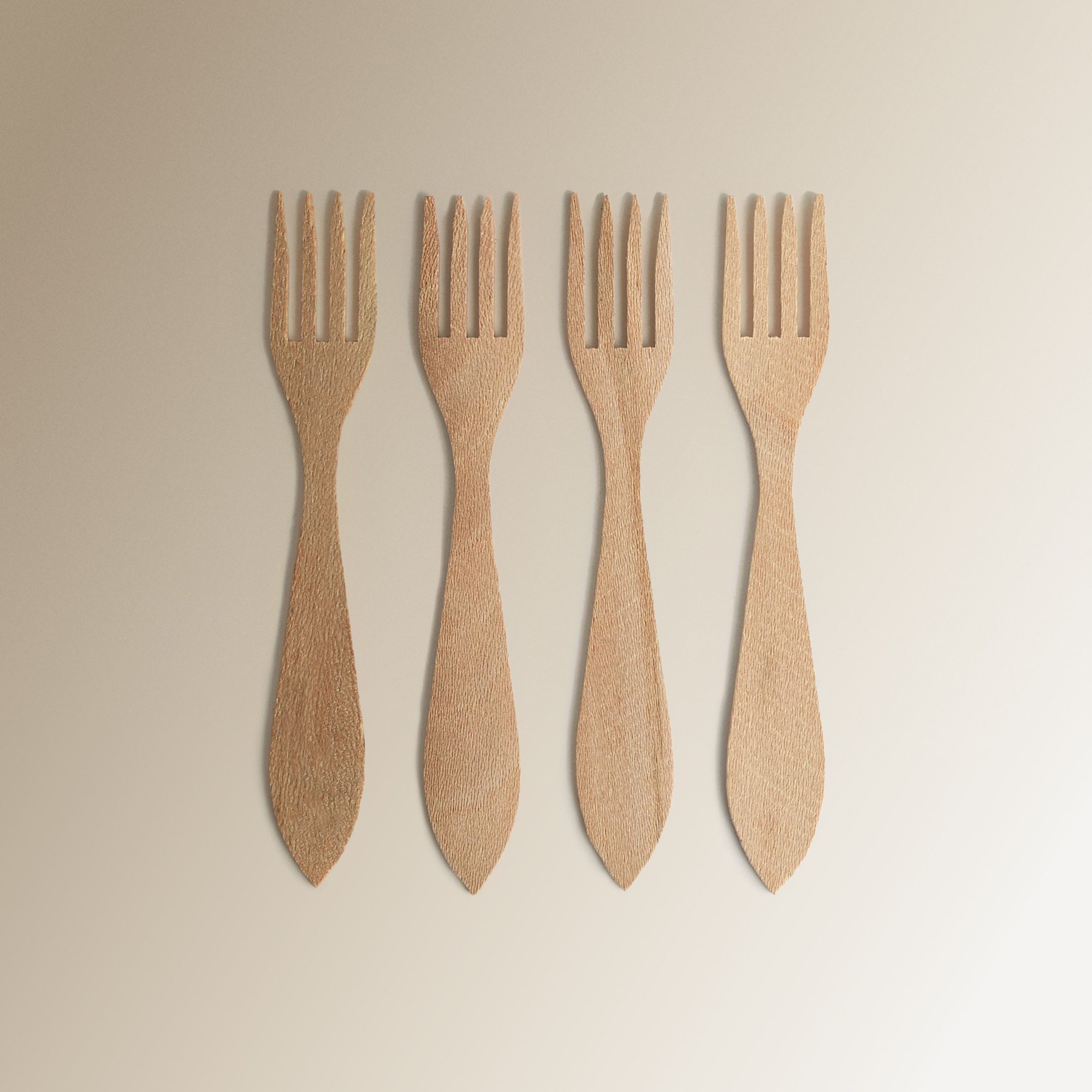 Imagem 0 de Conjunto de 4 talheres de madeira enguias