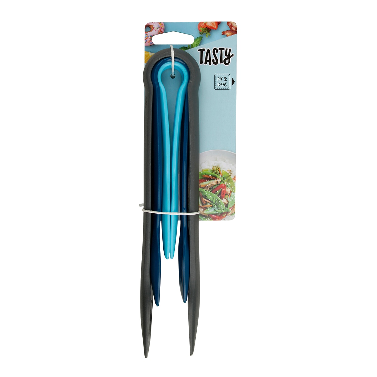 Set 3 pinzas de cocina Tasty Gris-14