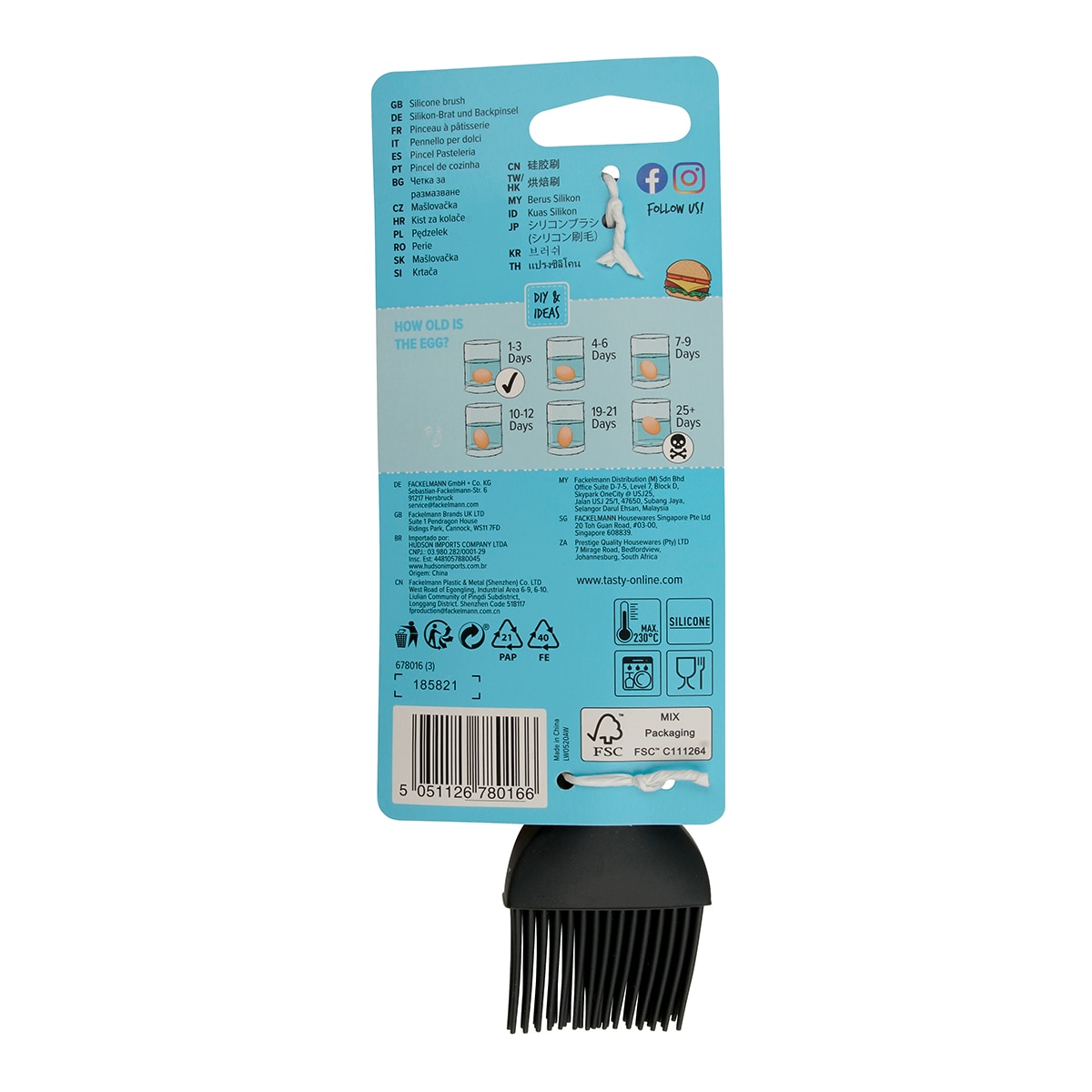 Pincel de silicona Tasty Gris-10