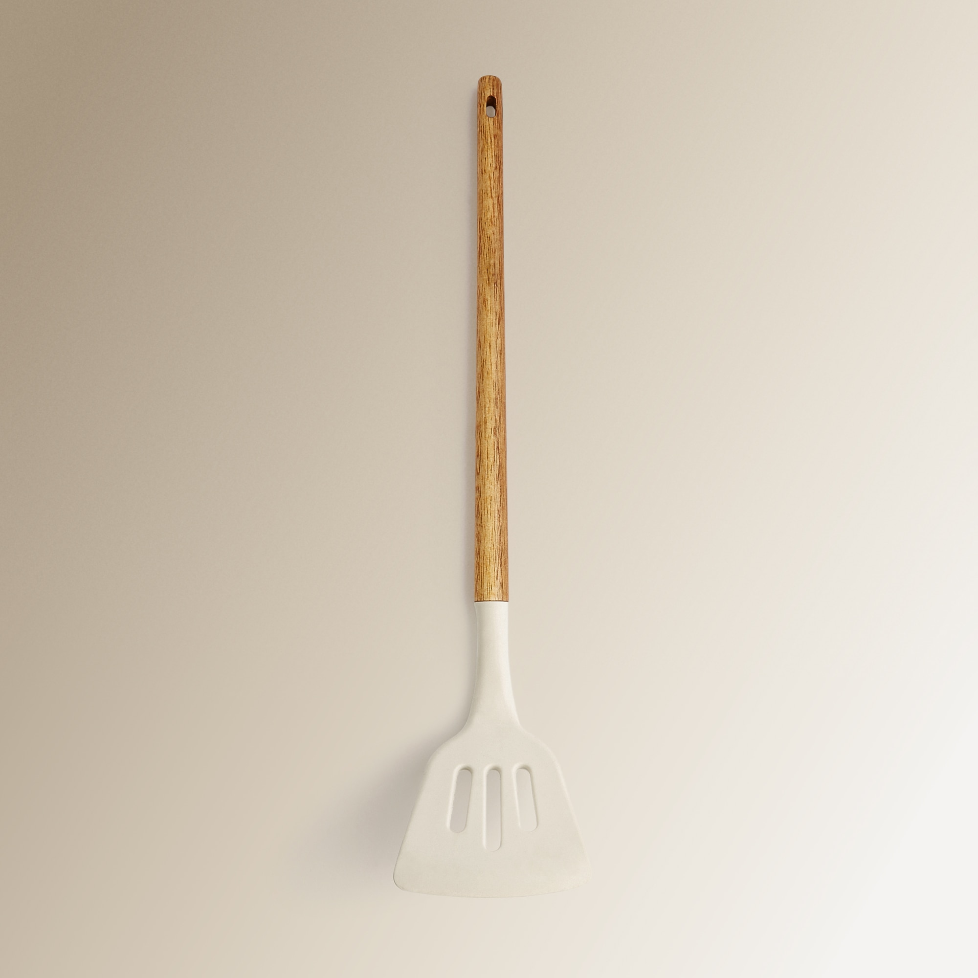 Imagem 0 de Espátula ranhurada de silicone e madeira de acácia