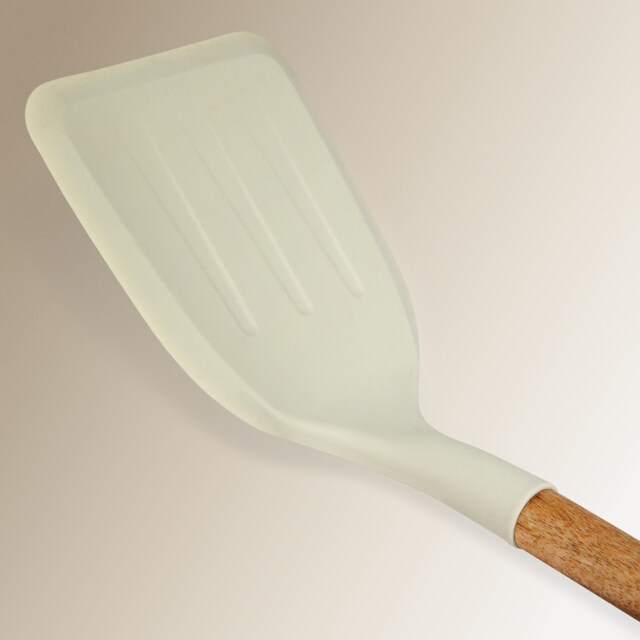Imagem 0 de Espátula de silicone e madeira de acácia