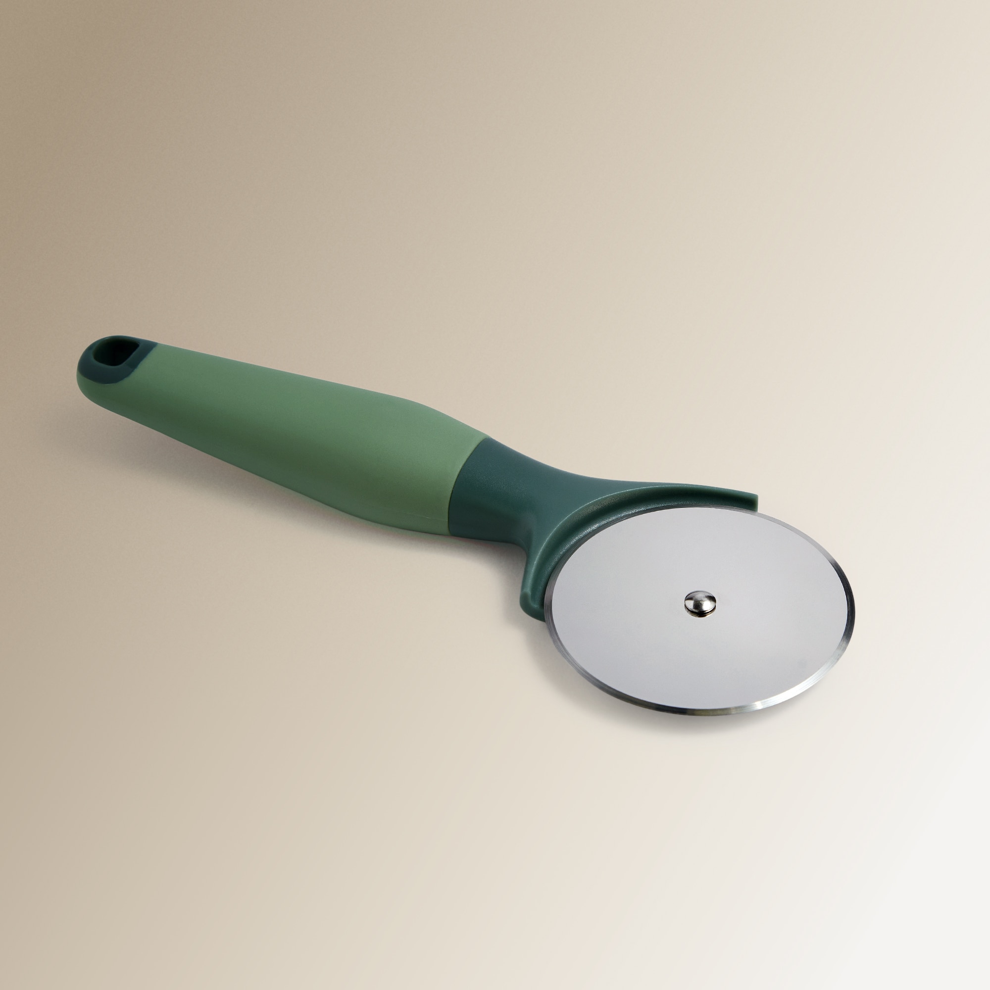 Corta-pizzas com cabo de silicone Mint Verde-3