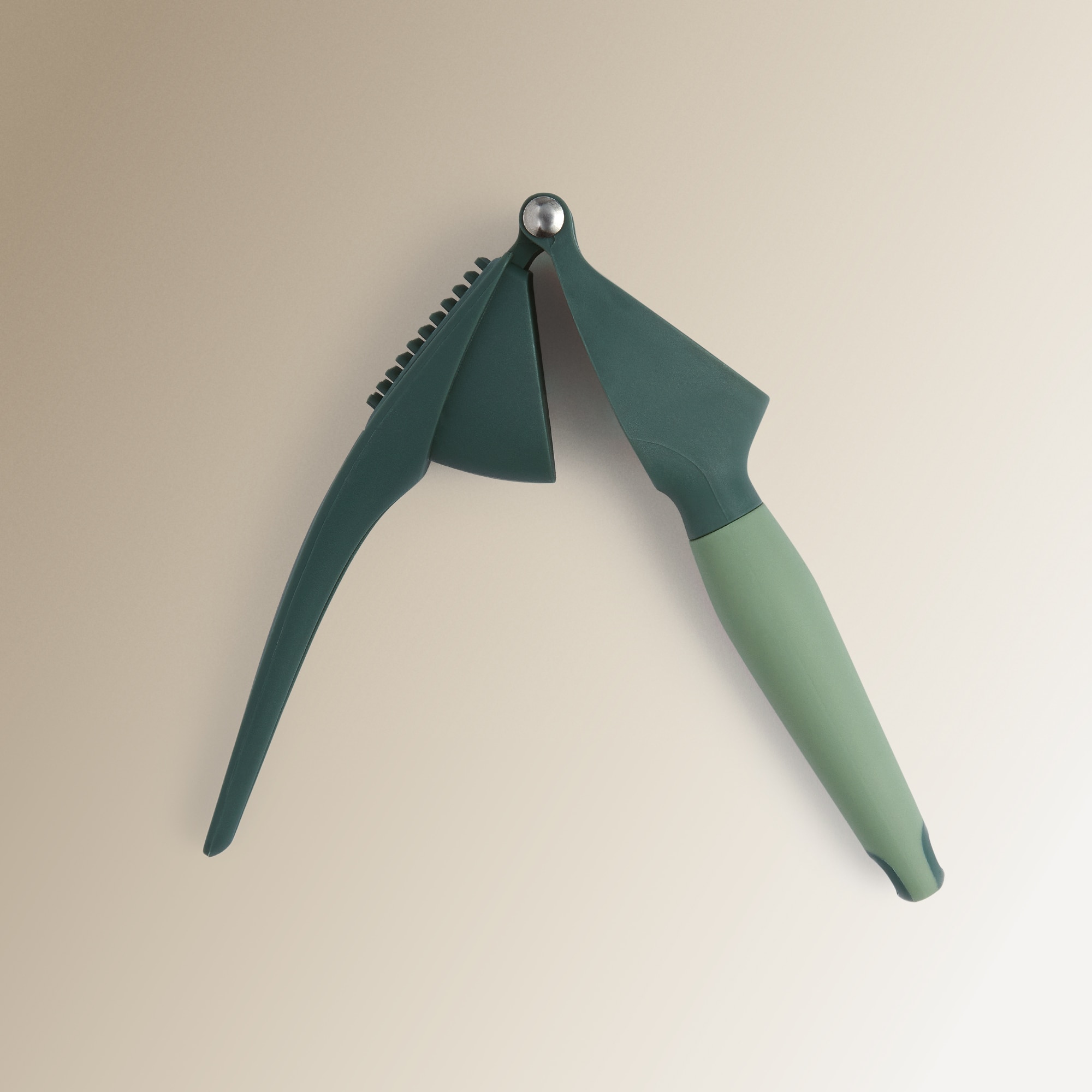 Prensador de alhos de silicone Mint Verde-1