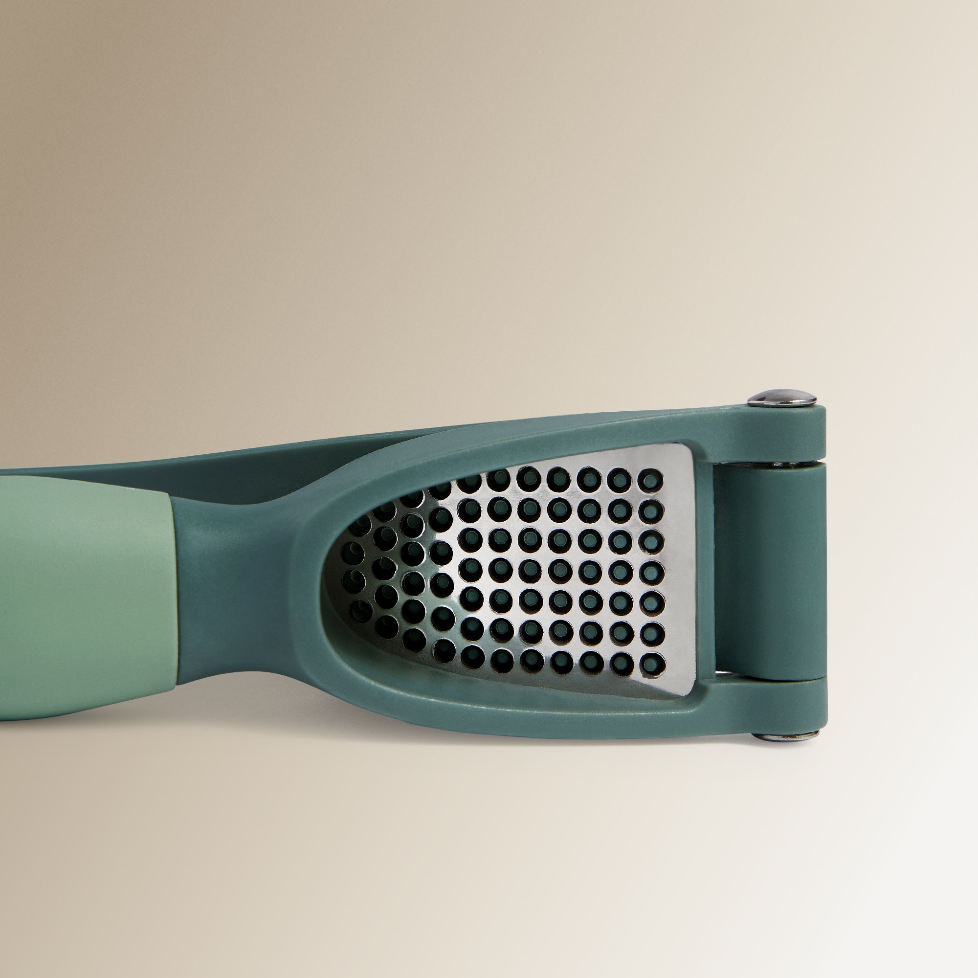 Prensador de alhos de silicone Mint Verde-2