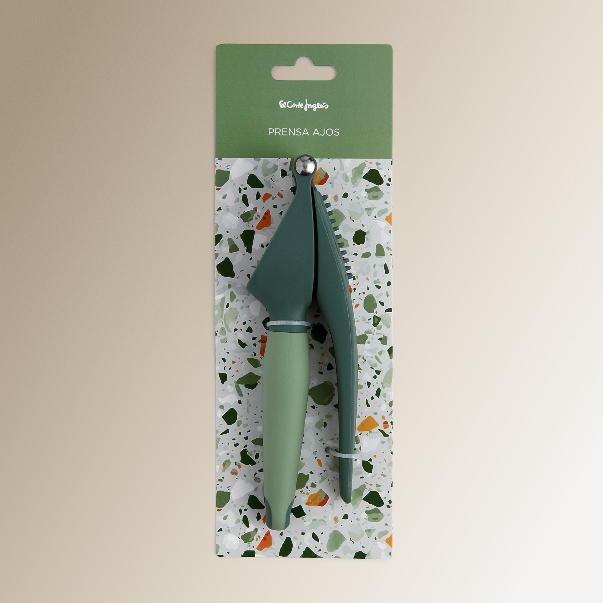 Prensador de alhos de silicone Mint Verde-4