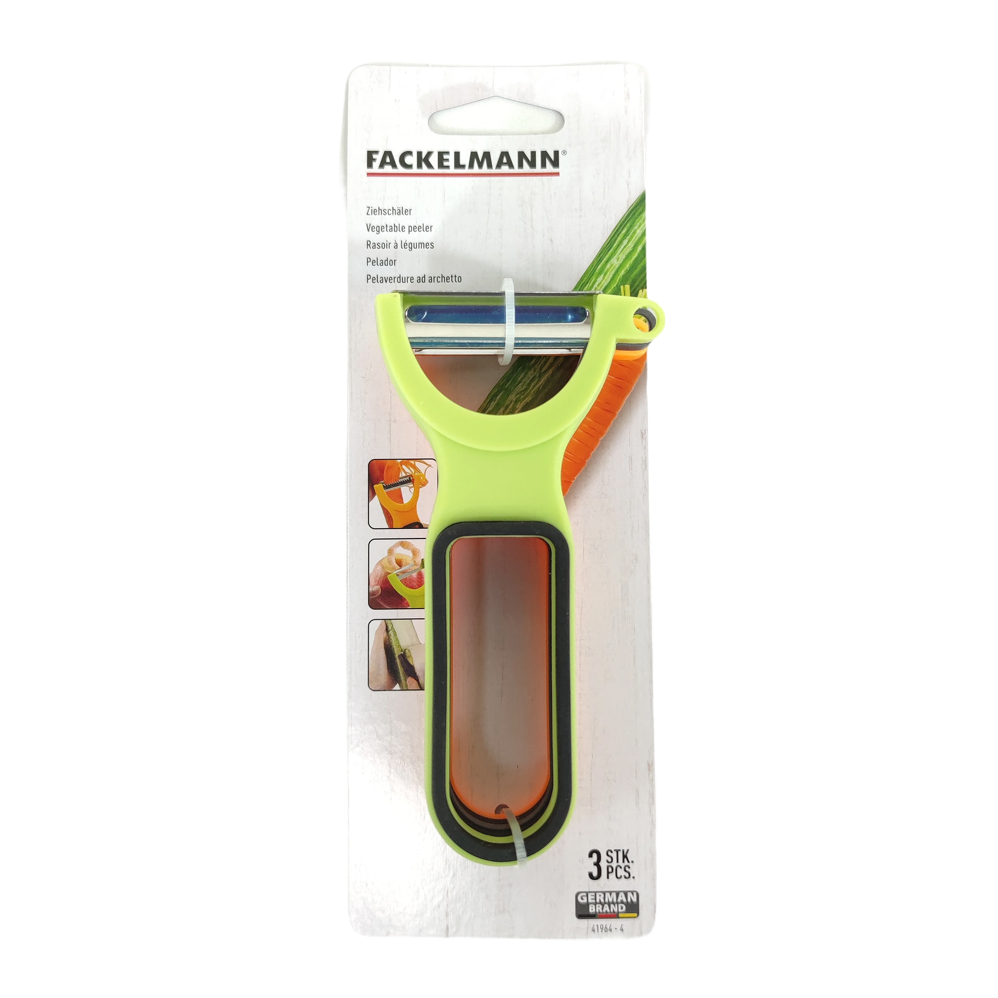 Set 3 pelador 3 en 1 Food&More Fackelmann Multicolor-2