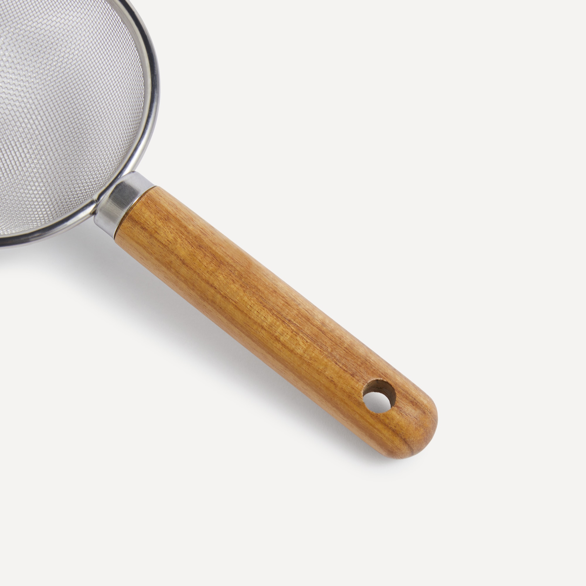 Coador com Cabo de Madeira de Acácia Natural-3