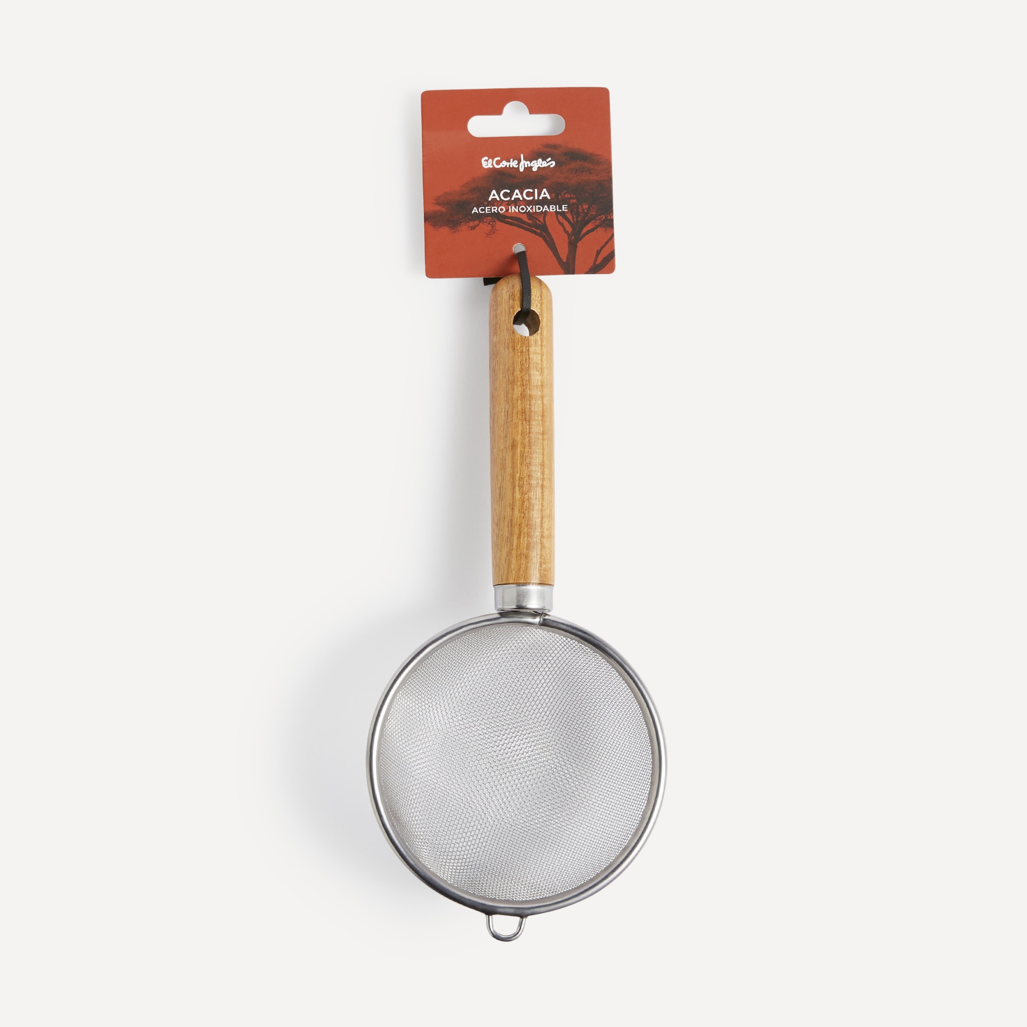 Coador com Cabo de Madeira de Acácia Natural-4