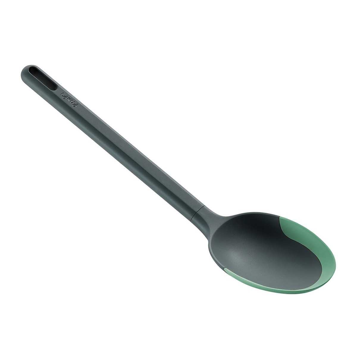 Colher de Cozinha de Silicone Non Scratch Cinzento-2