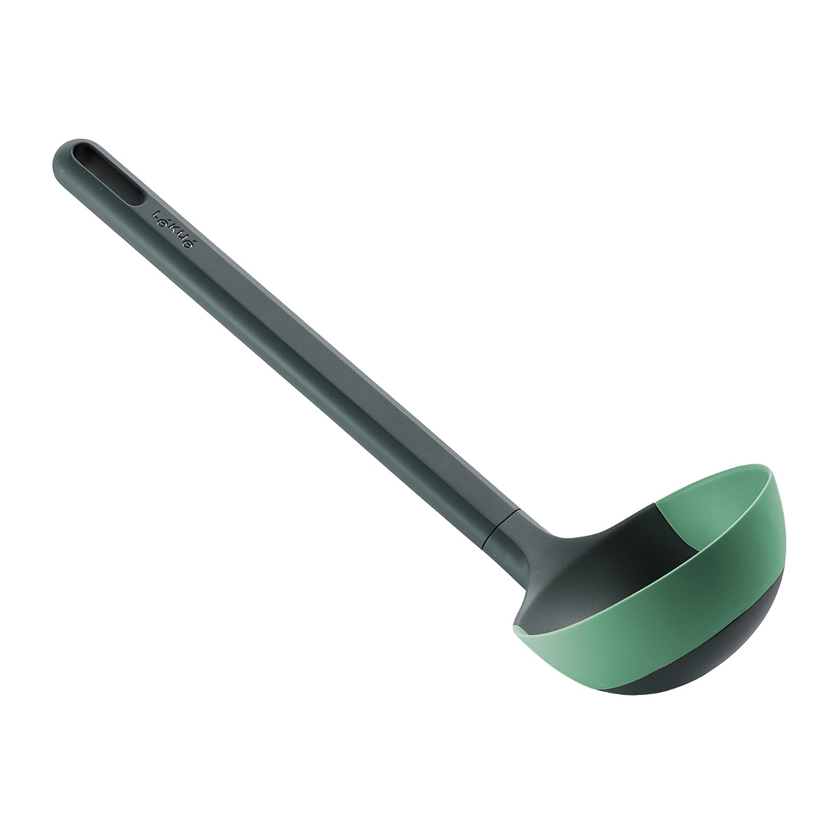 Colher Grande de Silicone Non Scratch Cinzento-2