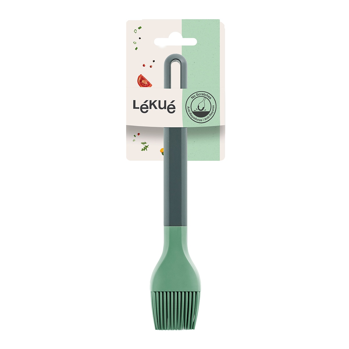 Pincel de Silicone Non Scratch Cinzento-2