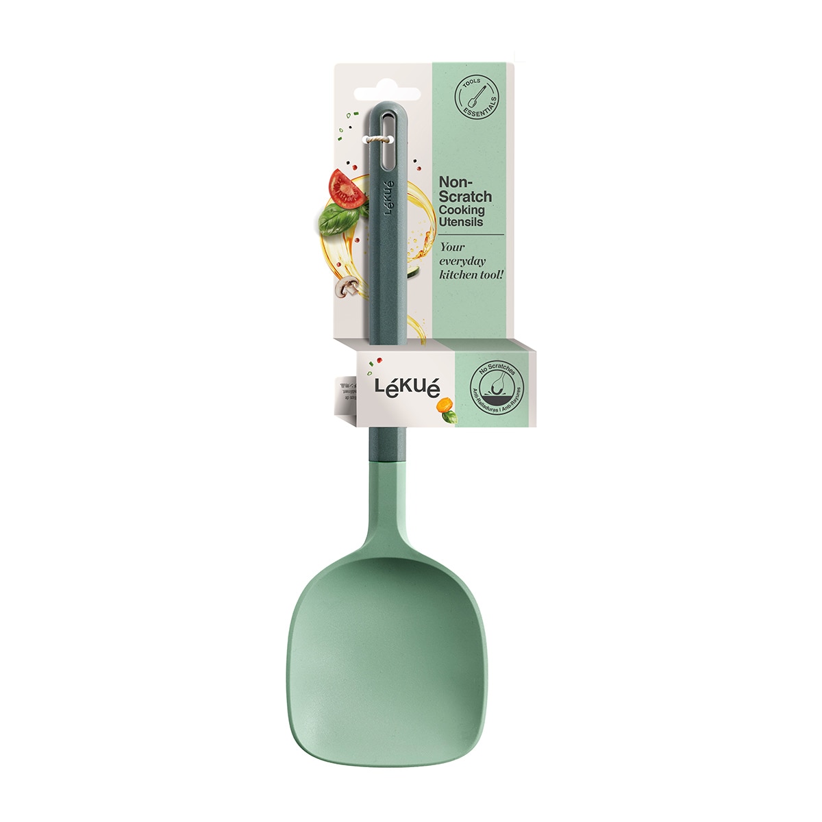 Espátula para Wok Essentials de Silicone Verde-3
