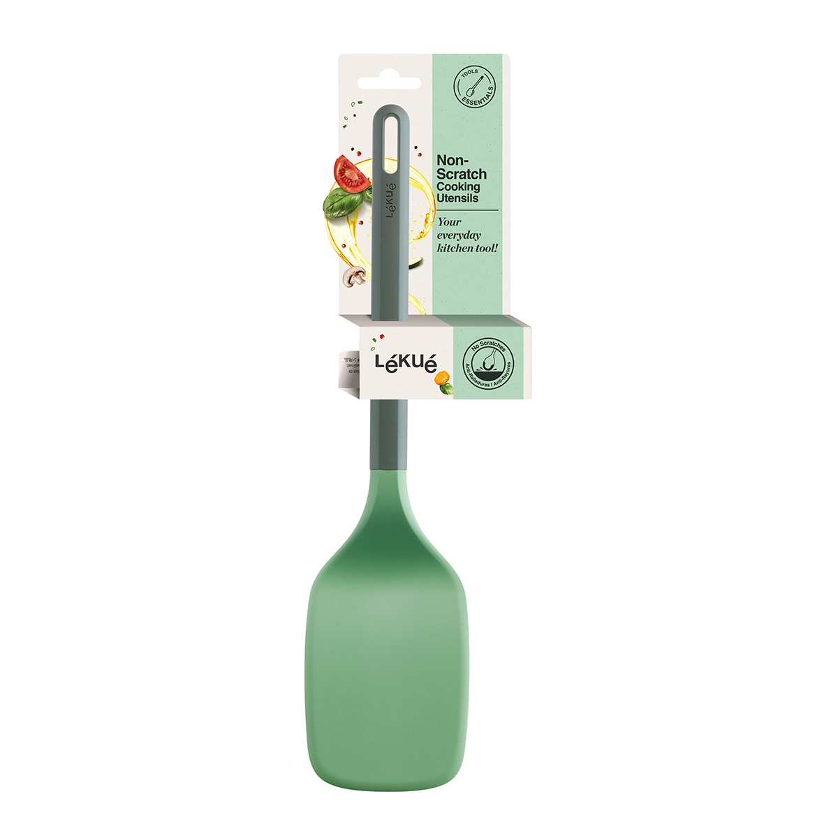 Espátula Lisa Flexível Essentials Verde-7