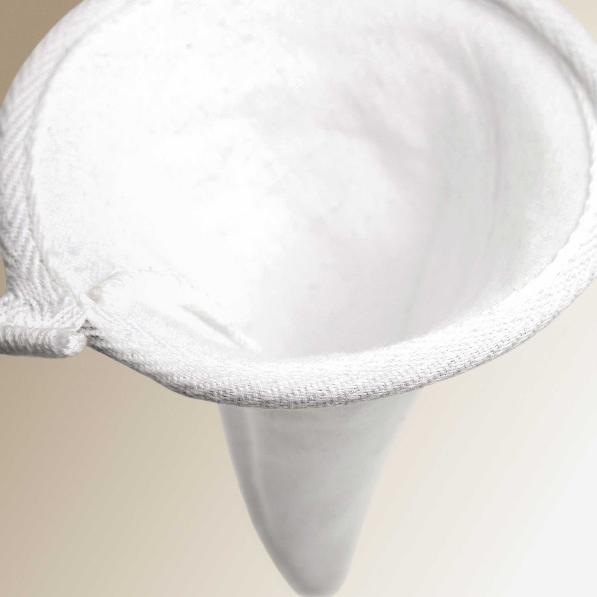 Coador de flanela El Corte Inglés Branco-2