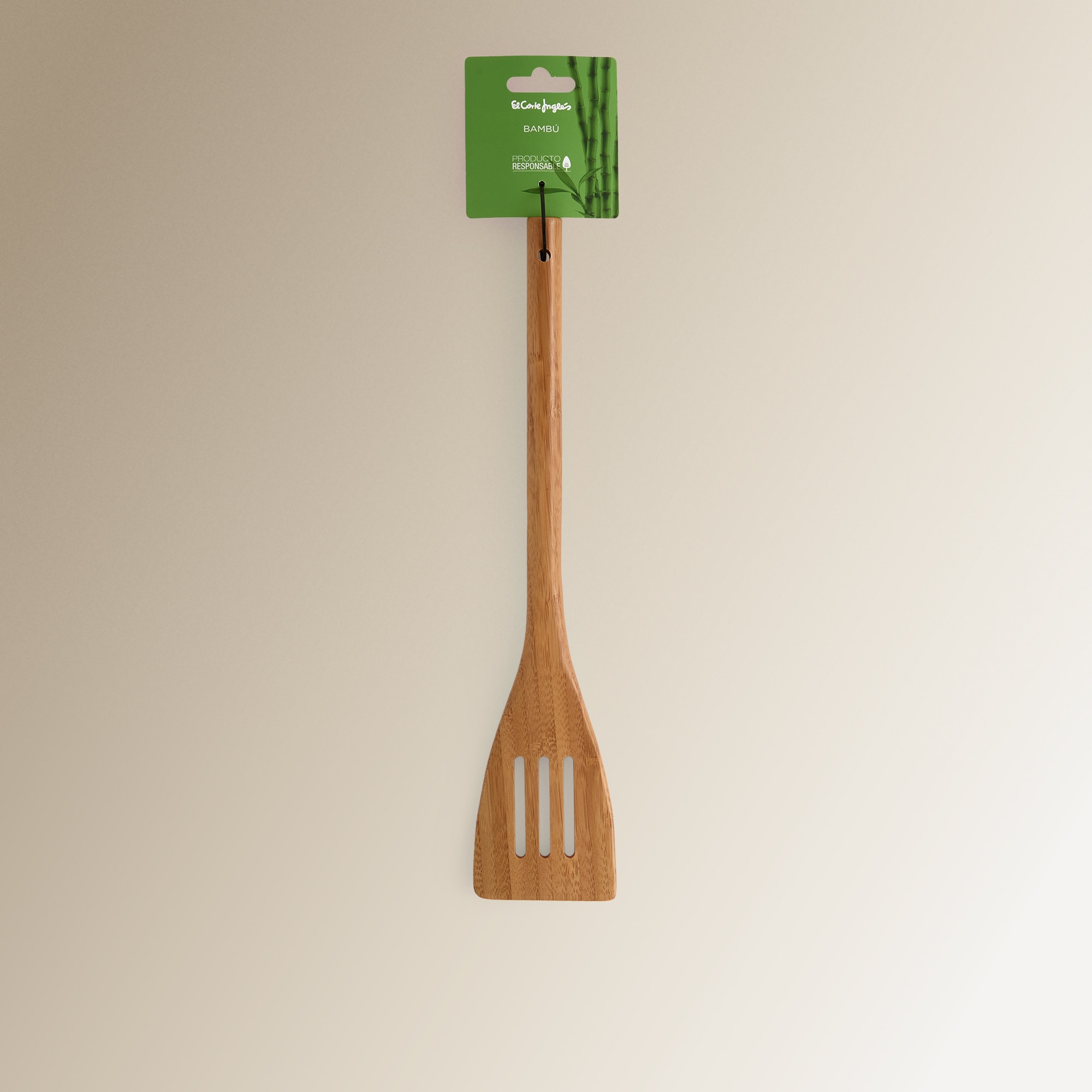 Espátula com Ranhura de Bambu 3