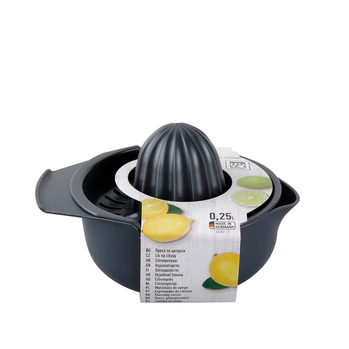 Exprimidor de frutas Statement Fackelmann Negro-3