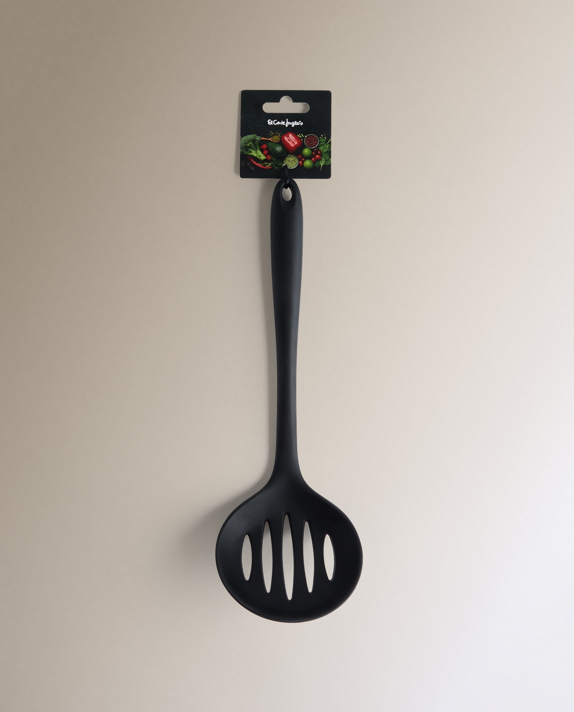 Escumadeira de Silicone Preto-4