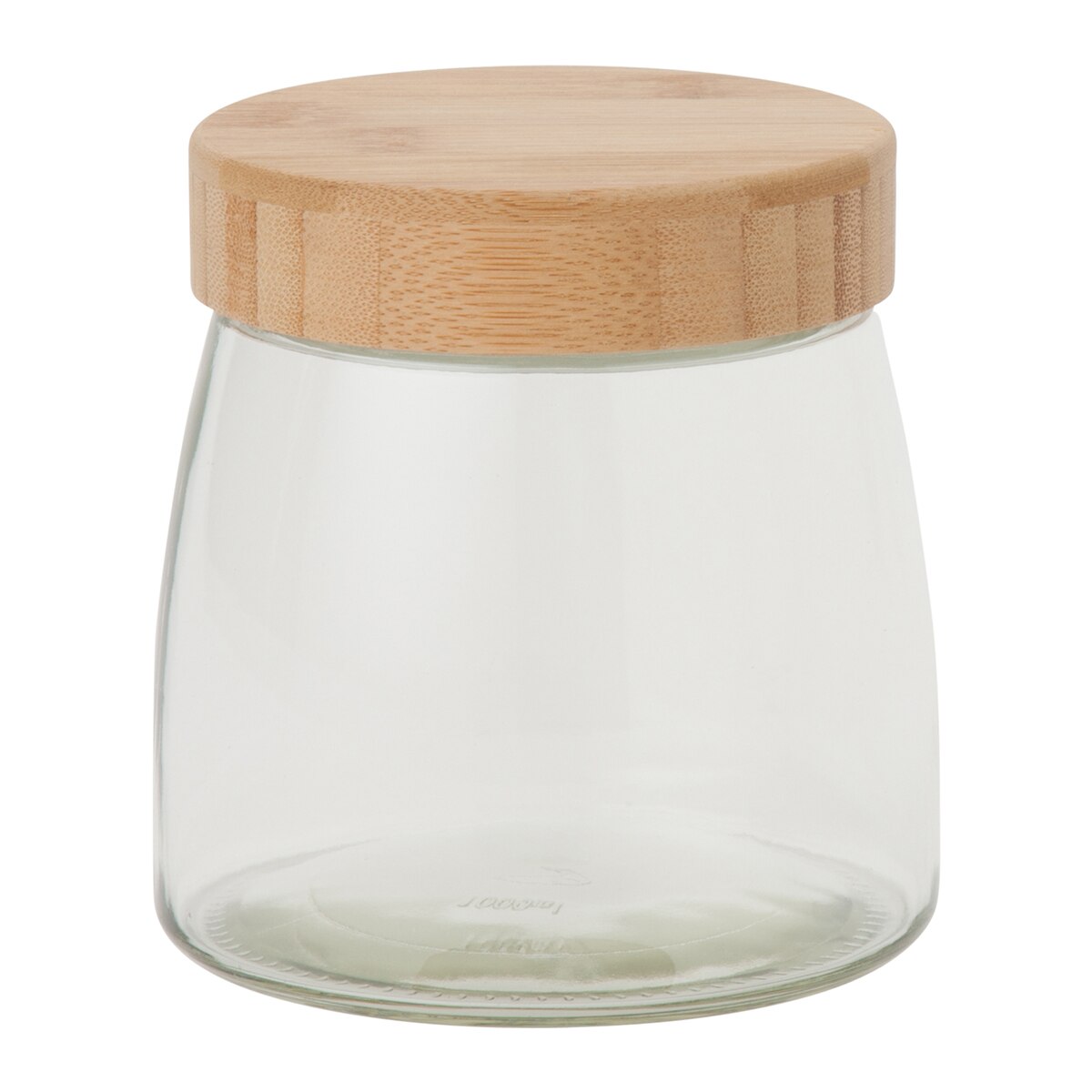 Bote de cocina con tapa de Bambú Basics El Corte Inglés Cristal-1