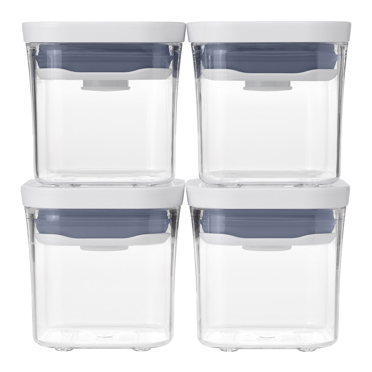 Frasco de cozinha hermético quadrado Pop 2.0 Oxo Transparente-4