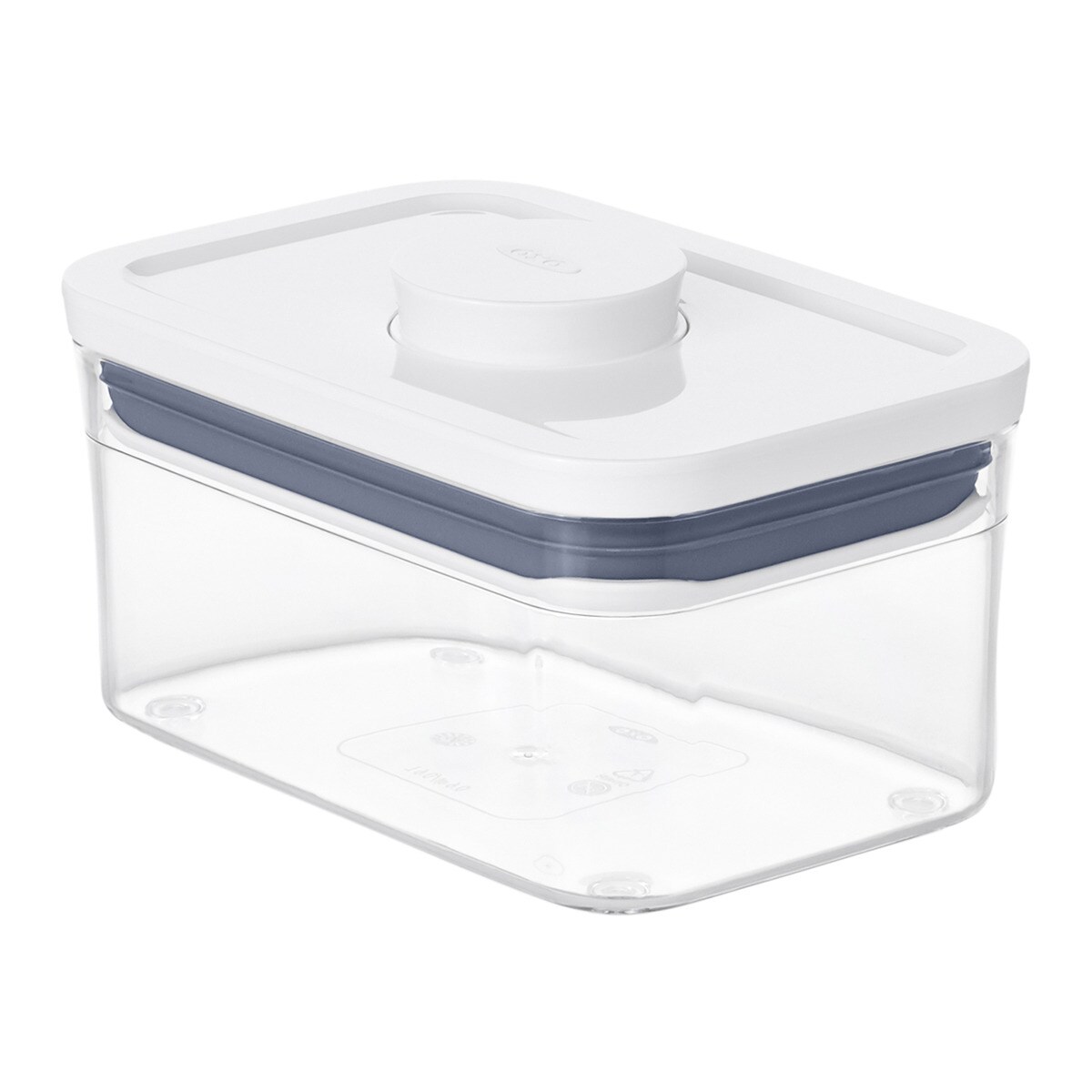 Bote de cocina hermético rectangular Pop 2.0 Oxo - Cristal 0,6 litros Cristal-2