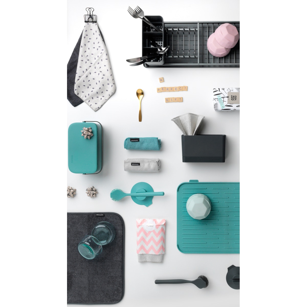 Porta esfregões Sink Side Brabantia Cinzento-escuro-5