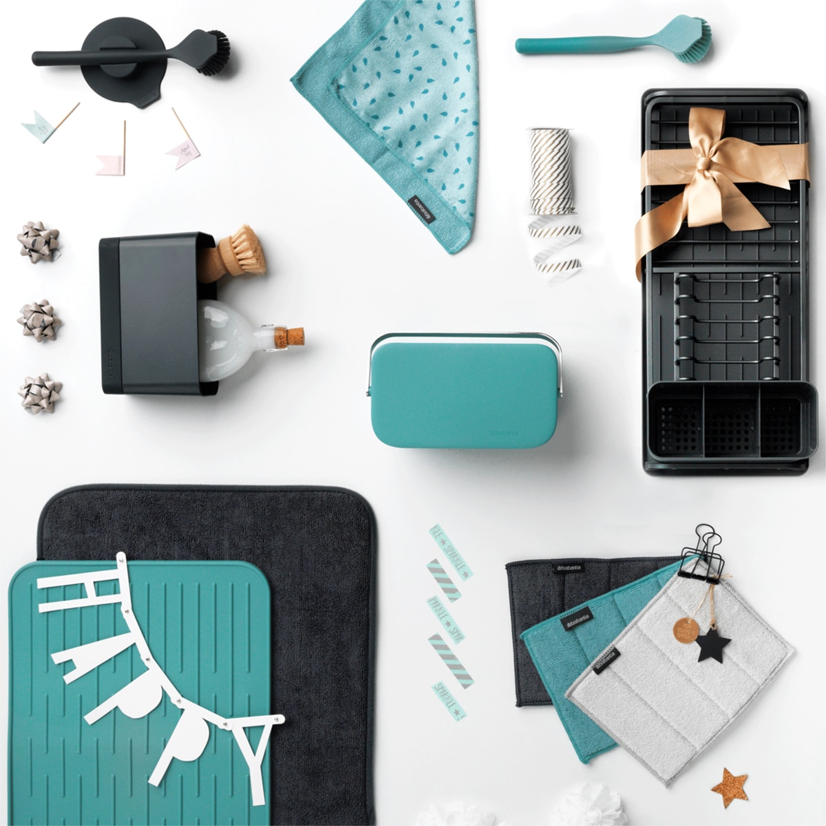 Porta esfregões Sink Side Brabantia Cinzento-escuro-6