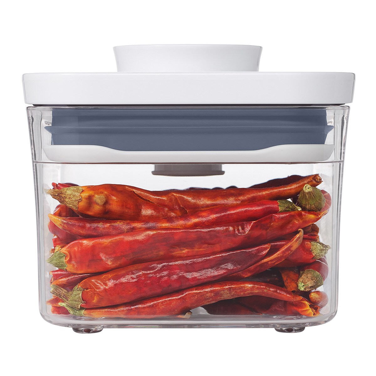 Frasco de cozinha hermético quadrado mini Pop 2.0 Oxo Transparente-3