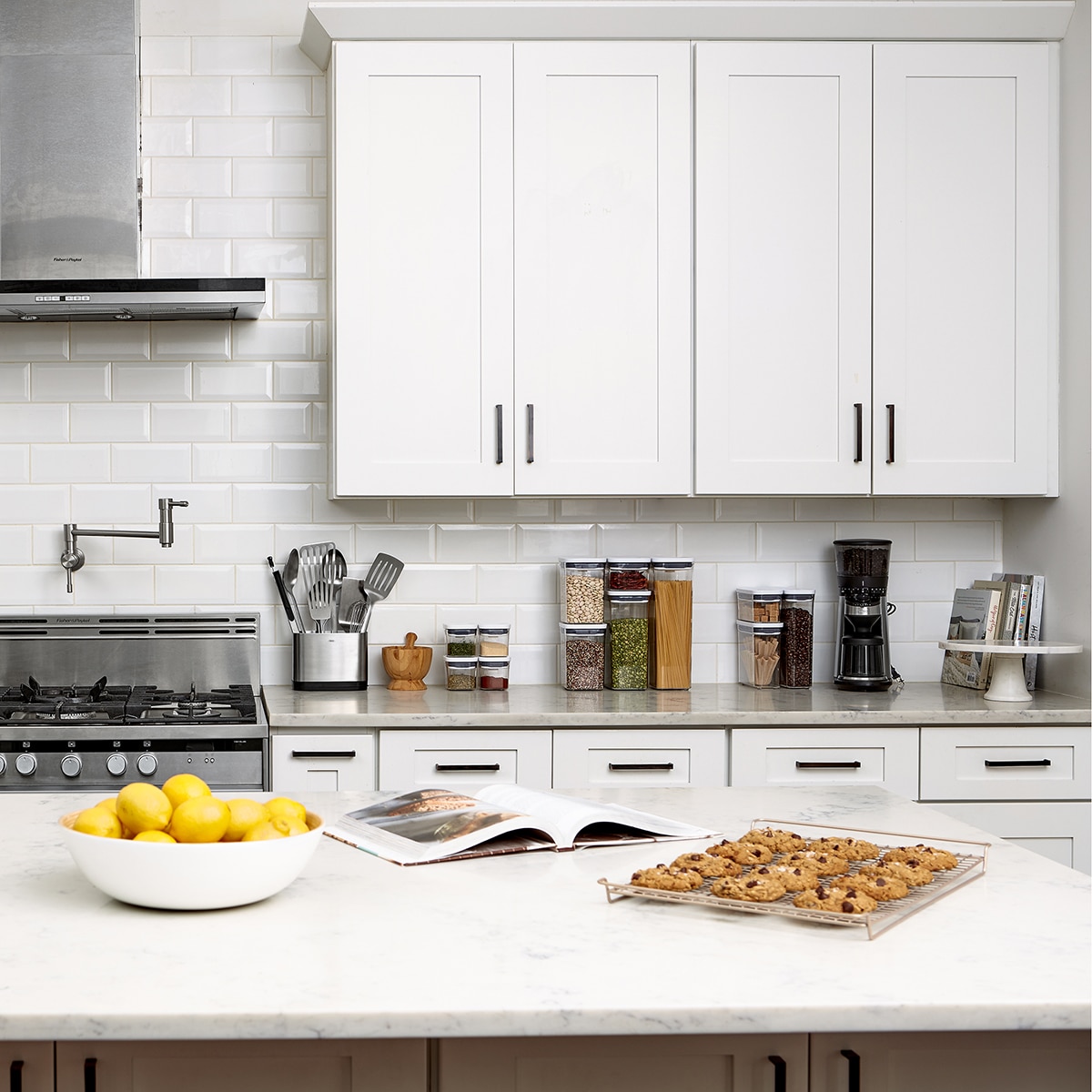 Frasco de cozinha hermético rectangular Pop 2.0 Oxo Transparente-3