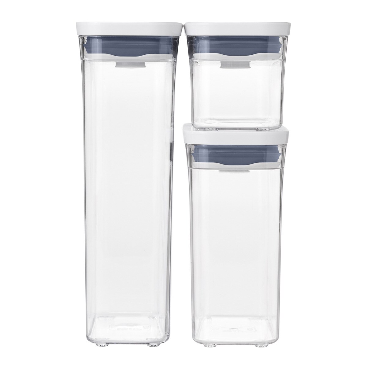 Frasco de cozinha hermético rectangular Pop 2.0 Oxo Transparente-4