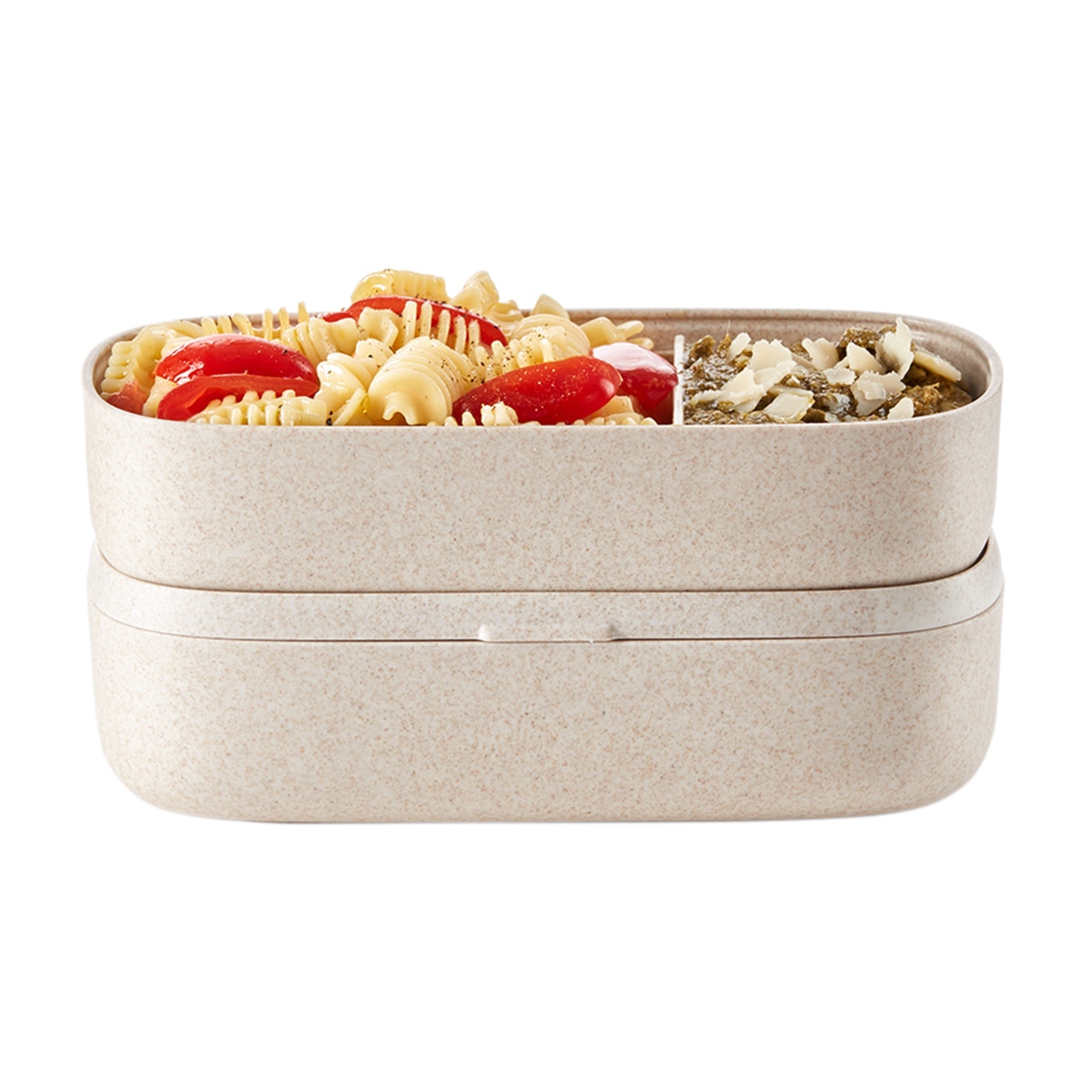 Recipiente de comida duplo Lunch Box Organic To Go Natural-2