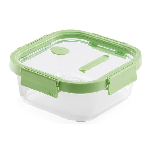 Hermético de vidrio rectangular Storage&Preservation Lékué