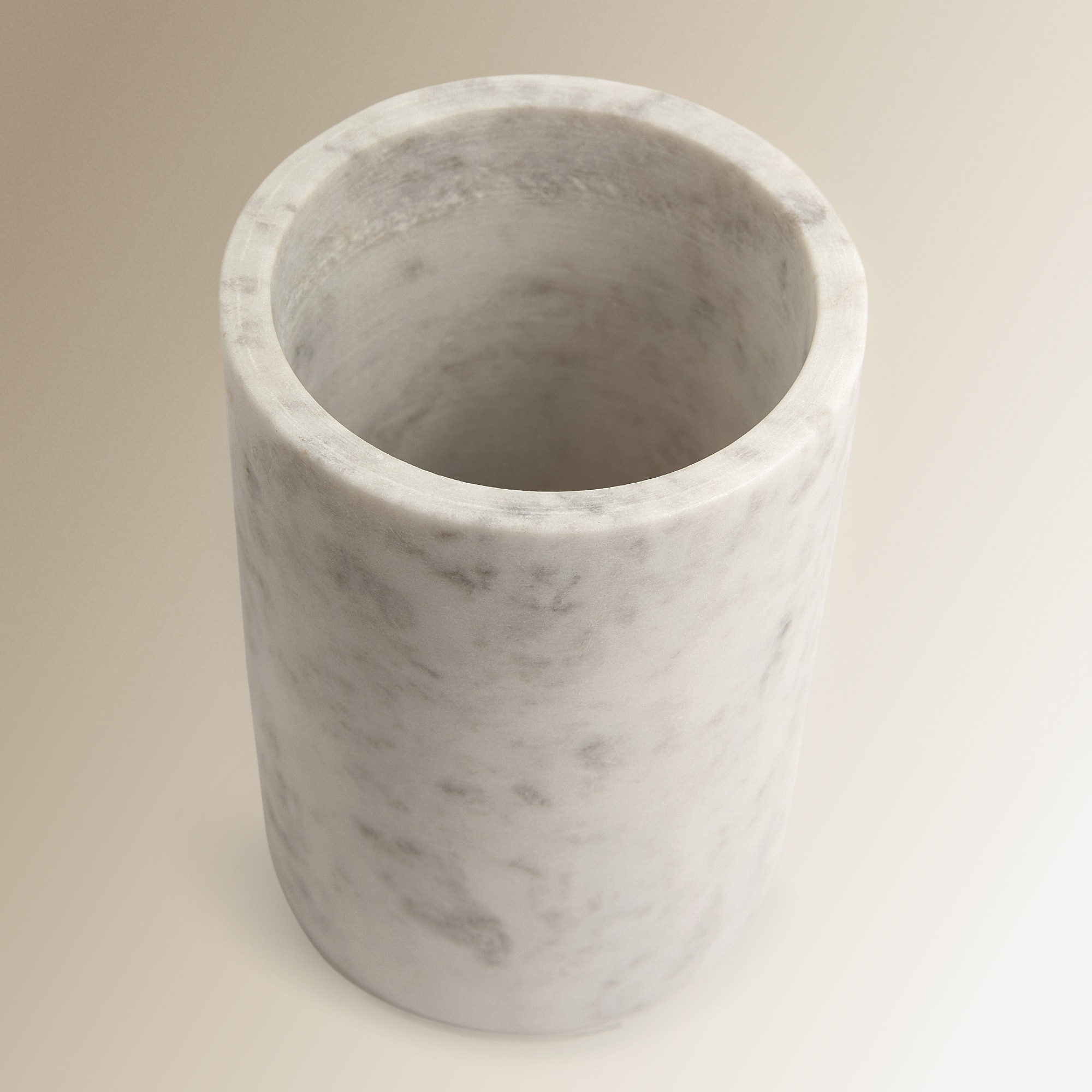 Porta Utensílios de Mármore Branco-2