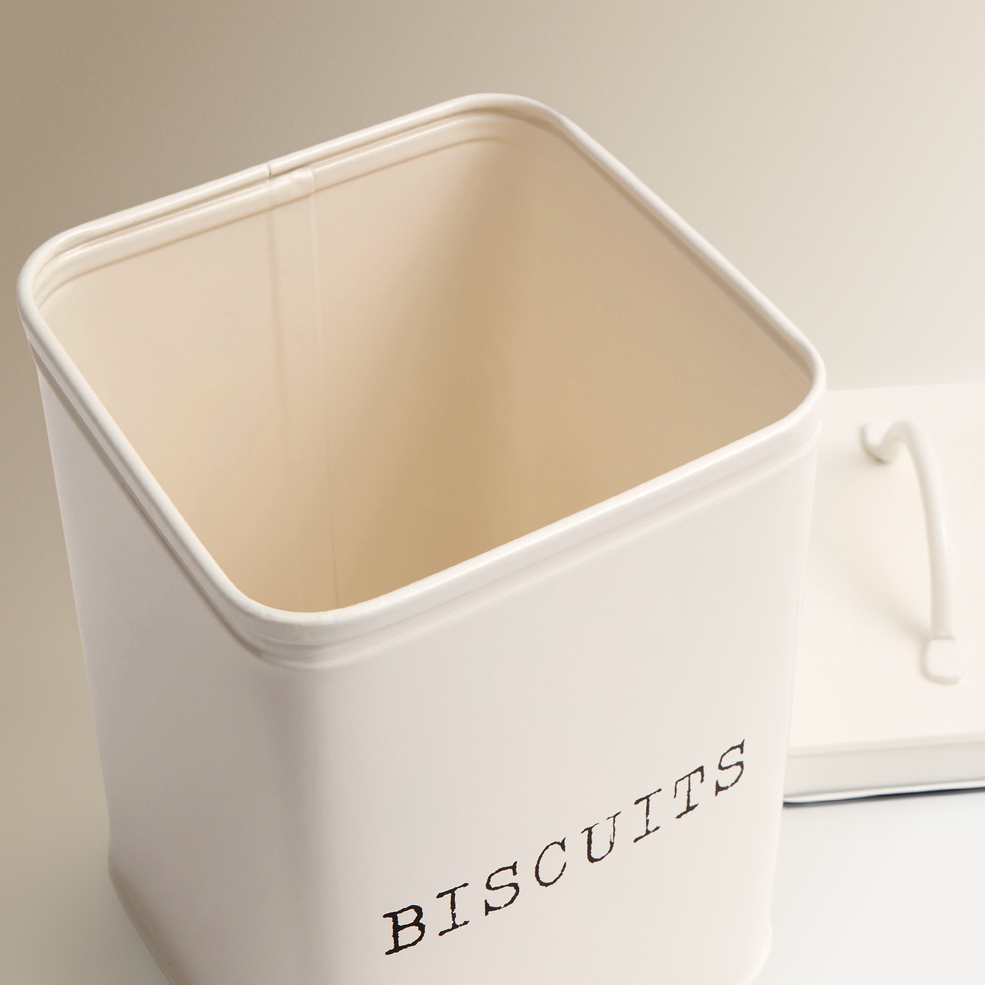 Bote de metal Biscuits El Corte Inglés Blanco-3