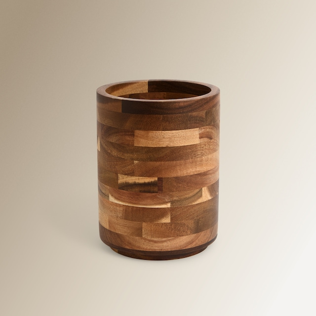 Imagem 0 de Porta utensílios de madeira de acácia