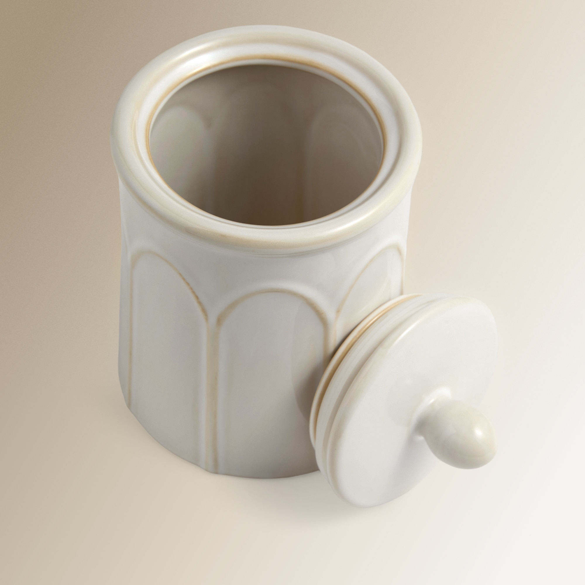 Frasco de Cerâmica Rome Bege-2