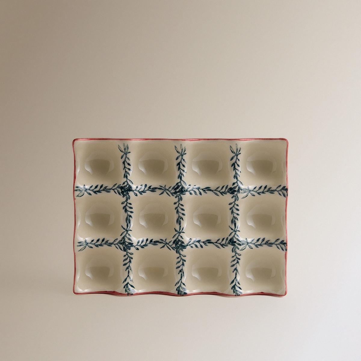 Porta-Ovos de Cerâmica Farm Multicolor-1