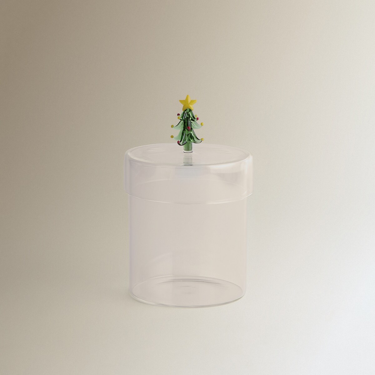Bote de borosilicato Árbol Navidad Transparente-1
