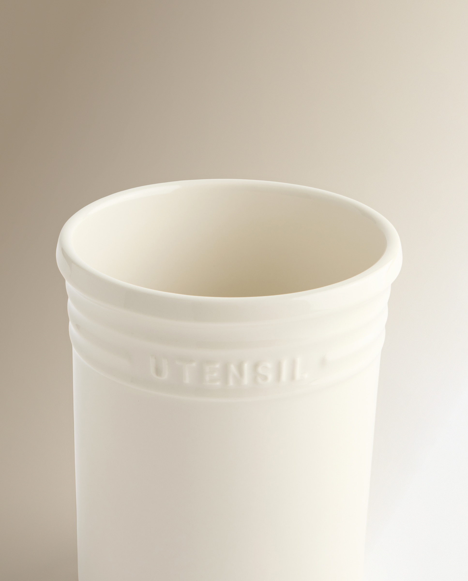 Porta-Utensílios de Cerâmica Market Branco-2