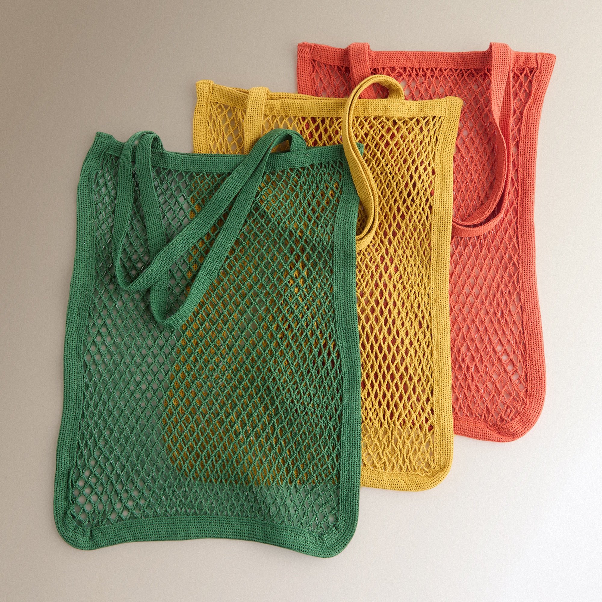 Imagem 0 de Conjunto de 3 Sacos de Compras de Rede Market