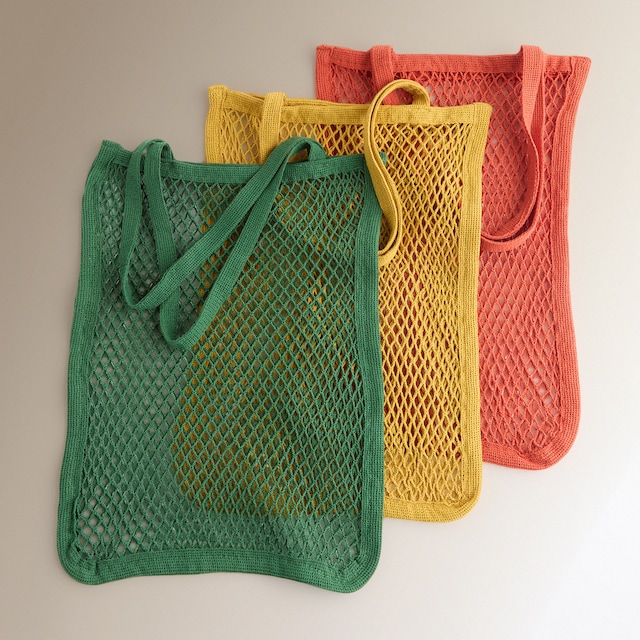 Imagem 0 de Conjunto de 3 Sacos de Compras de Rede Market