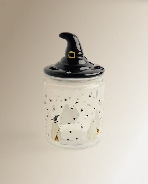 Bote de vidrio Bruja Halloween